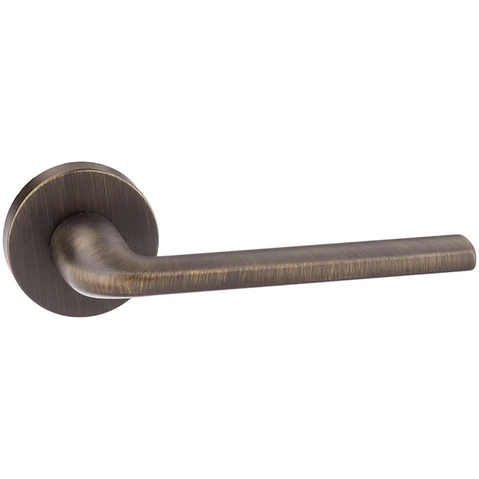 Atlantic Forme Milly Lever Door Handle on Minimal Round Rose