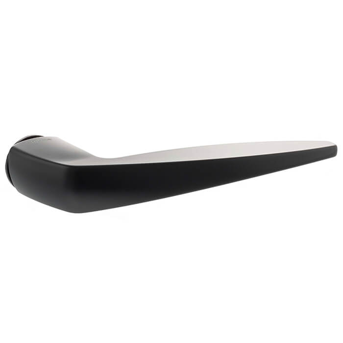 Atlantic Forme Foglia Lever Door Handle on Concealed Round Rose