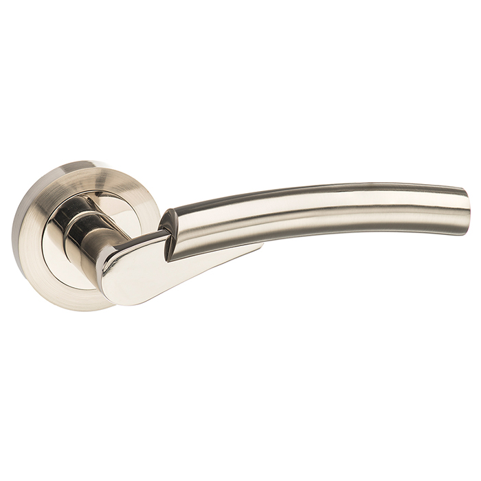 Atlantic Mediterranean Messina Lever Door Handle On Round Rose