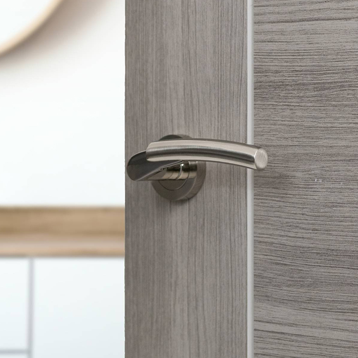 Atlantic Mediterranean Messina Lever Door Handle On Round Rose