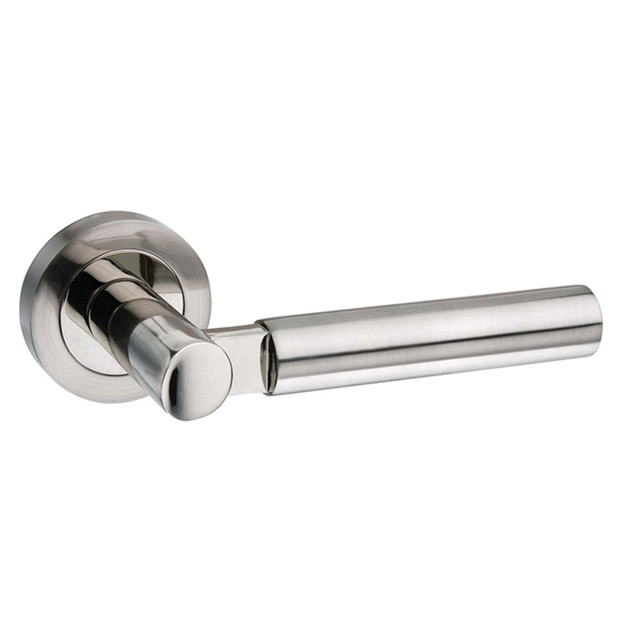 Atlantic Mediterranean Palermo Lever Door Handle On Round Rose