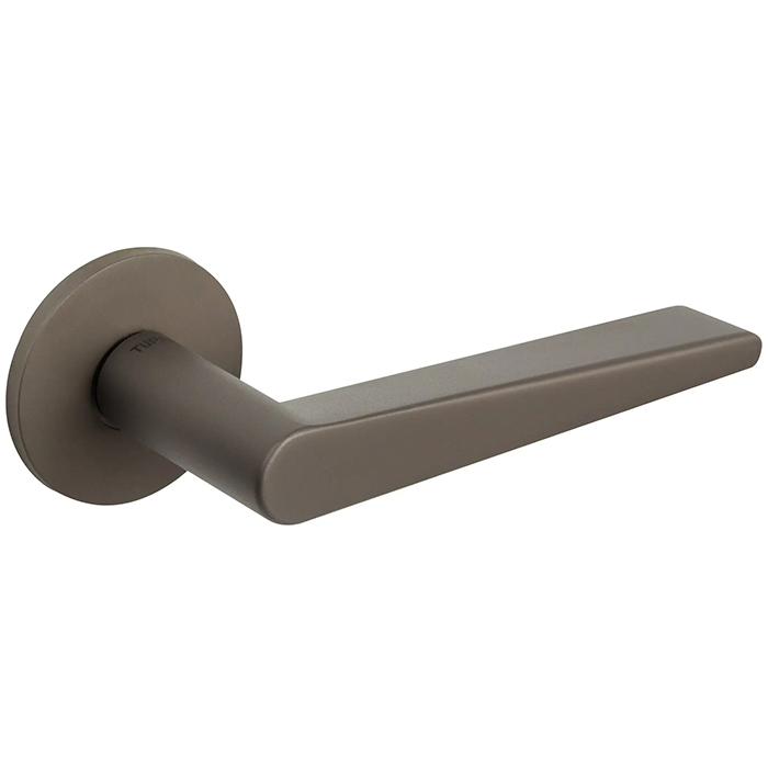 Atlantic Tupai Rapido 5S Line Torrao Lever Door Handle On 5mm Slimline Round Rose