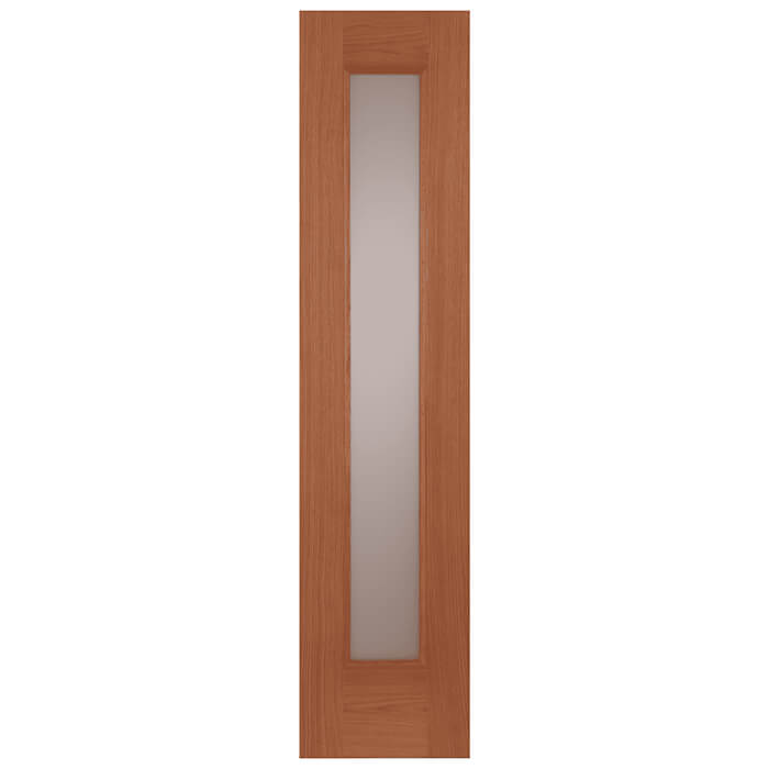 Joseph Miles Modern Un-Finished Oak 1-Light Acid Glazed Sidelight