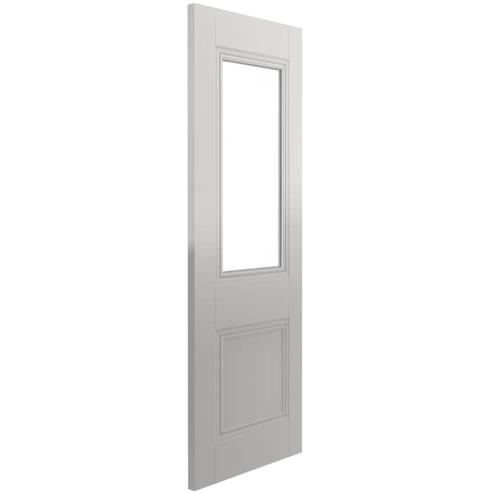 JB Kind Hardwick White Primed 1-Panel 1-Light Internal Glazed Door
