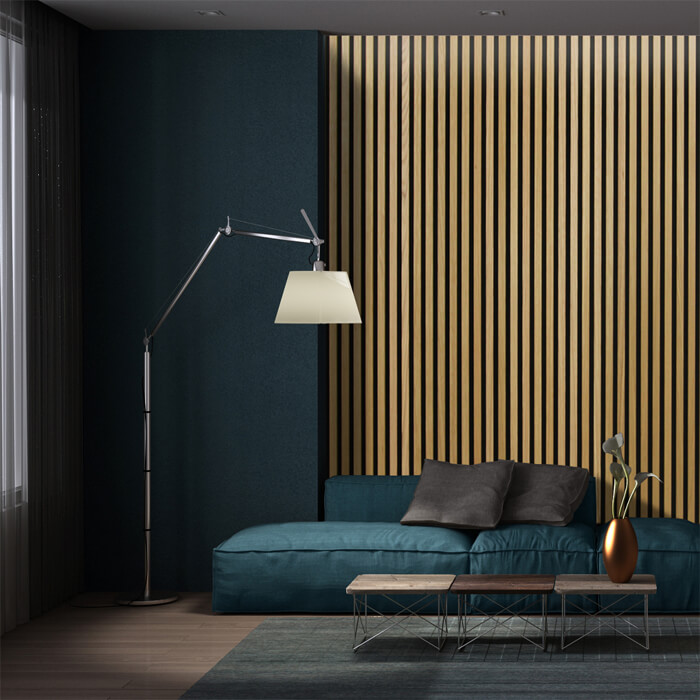 JB Kind Acoustic Wall Panel Fully-Finished Oak Veneer