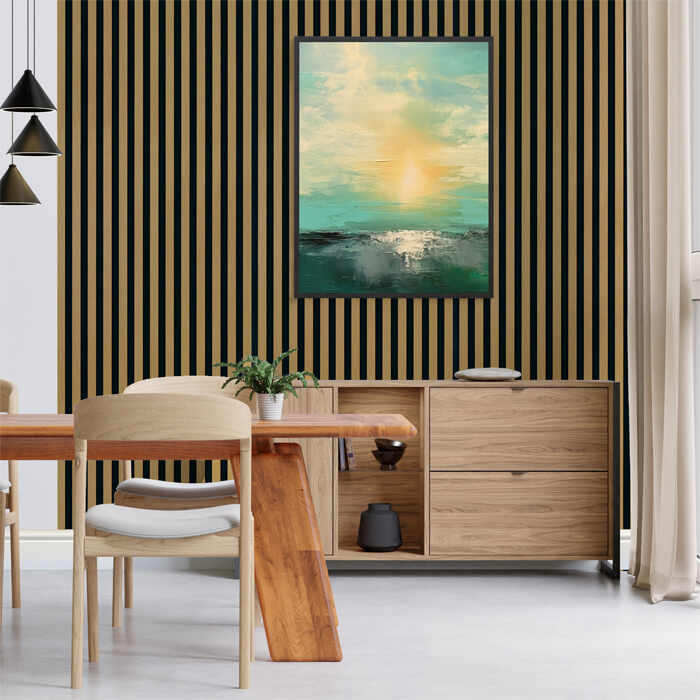 JB Kind Acoustic Wall Panel Fully-Finished Oak Laminate