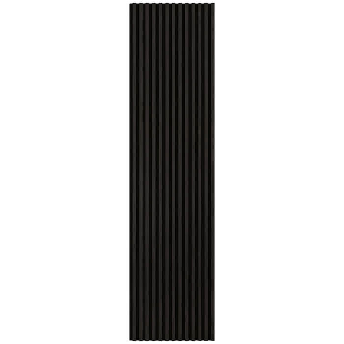 JB Kind Acoustic Wall Panel Fully-Finished Dark-Grey Laminate