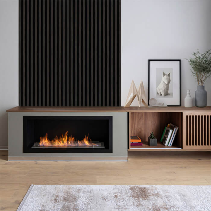 JB Kind Acoustic Wall Panel Fully-Finished Dark-Grey Laminate