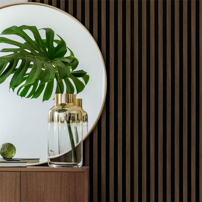 JB Kind Acoustic Wall Panel Fully-Finished Walnut Laminate