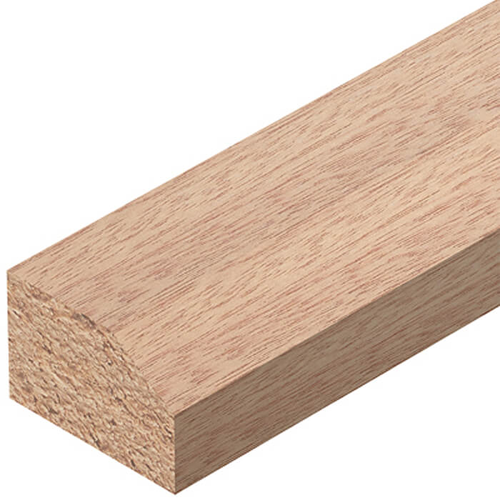 Cheshire Mouldings Threshold Red Hardwood Glass Bead - Bundle Of 5 - 32mm x 900mm