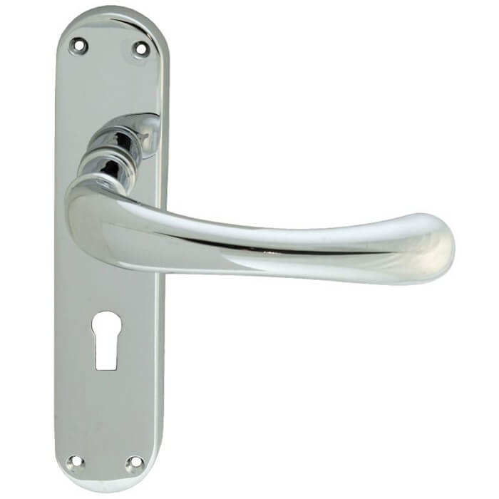 Carlisle Brass Ibra Lever On Backplate with Keyhole