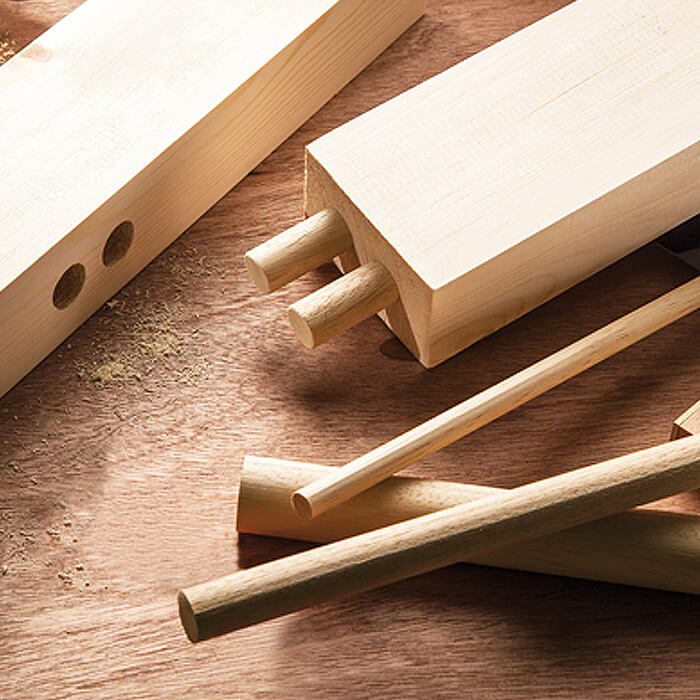 Cheshire Mouldings Oak Dowel - Bundle Of 10 - 2400mm Length