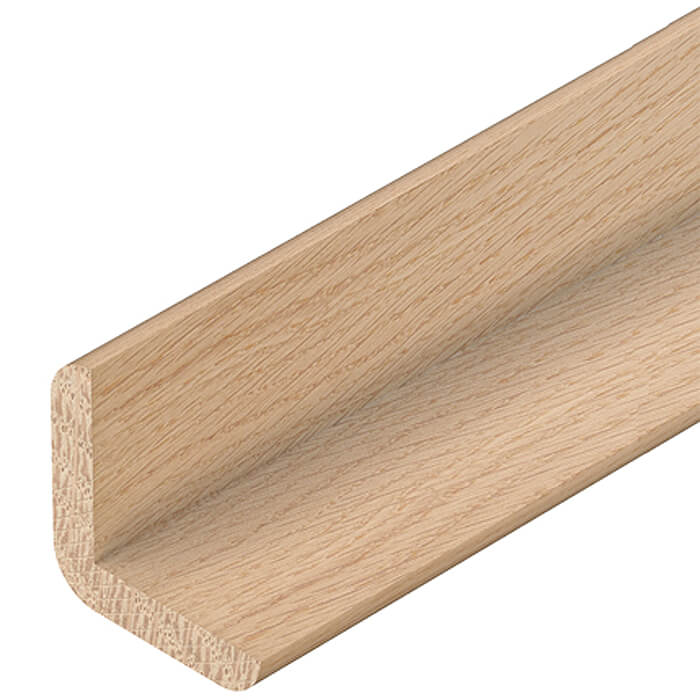Cheshire Mouldings Oak Cushion Corner Angle - Bundle Of 6 - 35mm x 2400mm