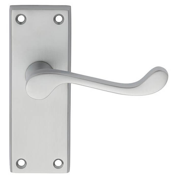 Carlisle Brass Contract Victorian Scroll Latch Lever Door Handle On Backplate