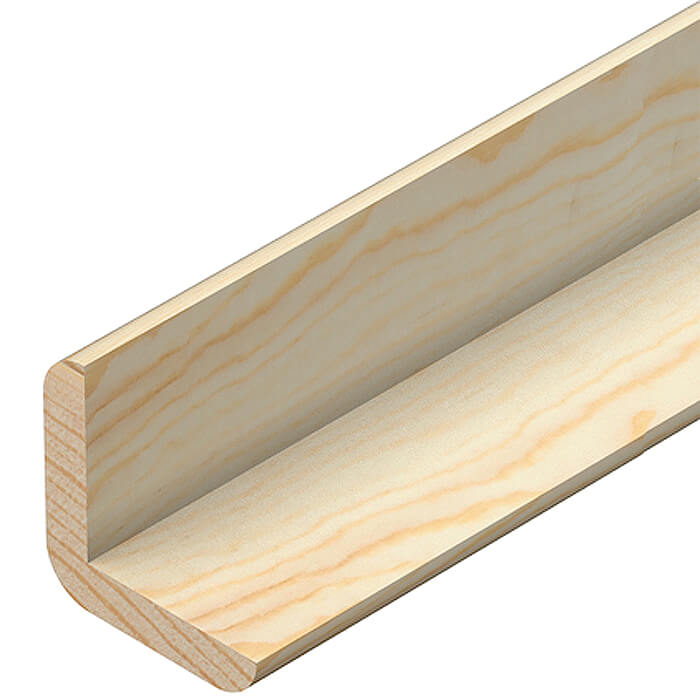 Cheshire Mouldings Pine Cushion Corner Angle - Bundle Of 10 - 2400mm Length