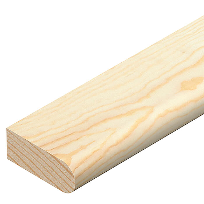 Cheshire Mouldings Parting Pine Glass Bead - Bundle Of 20 - 2400mm Length