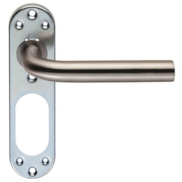 Carlisle Brass Eurospec Steelworx Safety Lever On Inner Steel Backplate