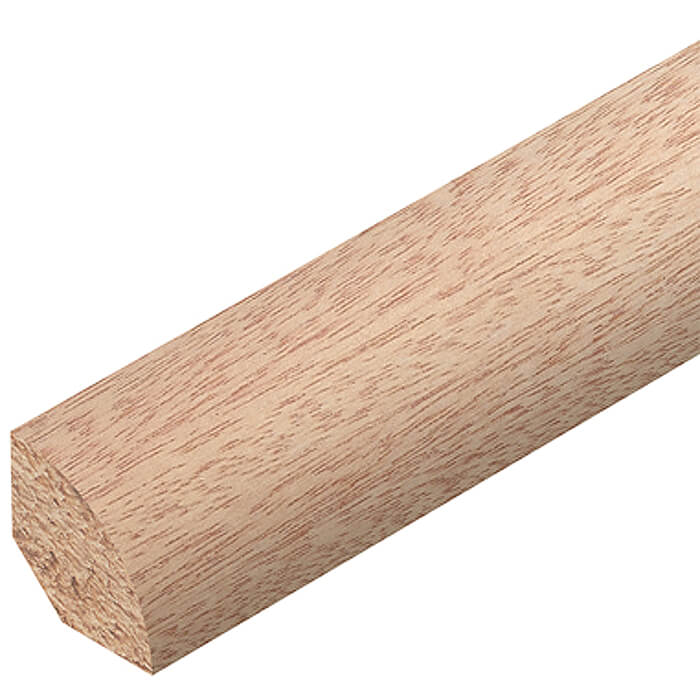 Cheshire Mouldings Red Hardwood Timber Quadrant - Bundle Of 35 - 2400mm Length
