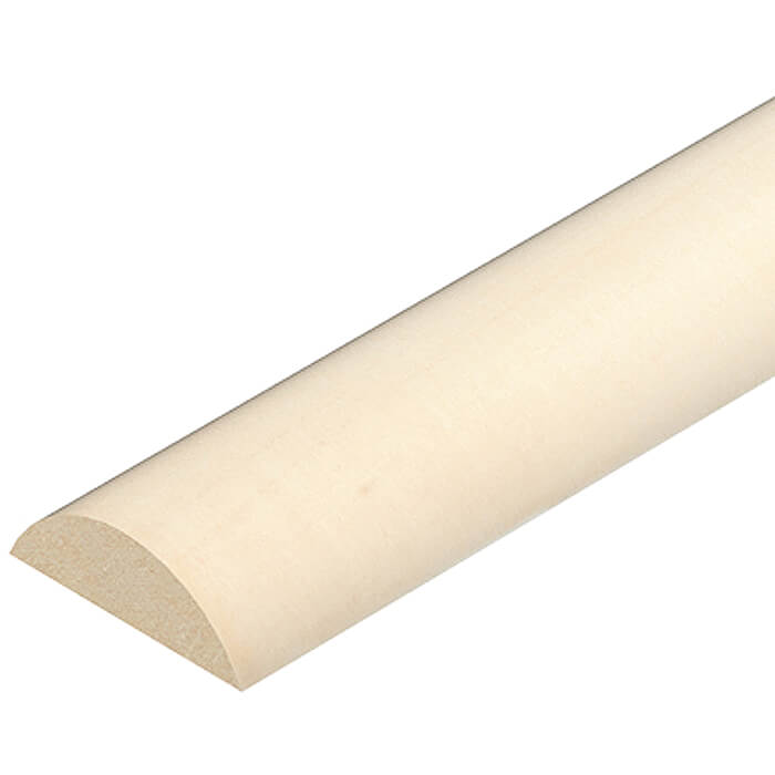 Cheshire Mouldings Light Hardwood Half Round Cover - Bundle Of 35 - 2400mm Length