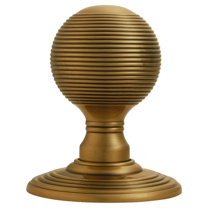 Carlisle Brass Delamain Reeded Design Door Knob