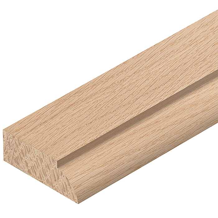 Cheshire Mouldings Oak Door Drip - Bundle Of 10 - 12mm x 2400mm