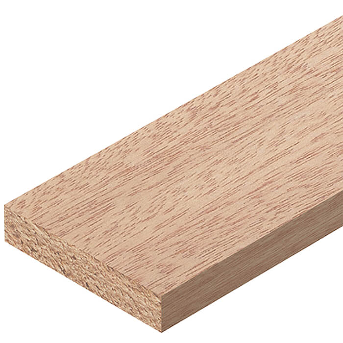 Cheshire Mouldings PSE Red Hardwood Stripwood - Bundle Of 20 - 8mm x 2400mm