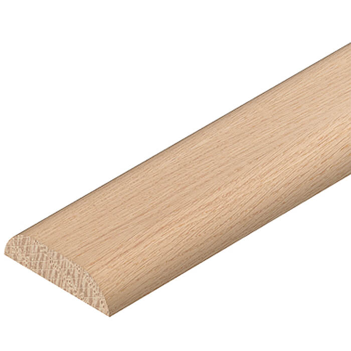 Cheshire Mouldings D-Mould Oak Cover - Bundle Of 15 - 6mm x 2400mm