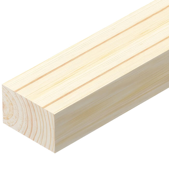 Cheshire Mouldings Handy Pack Pine Sawn - Bundle Of 3 -  75mm x 47mm
