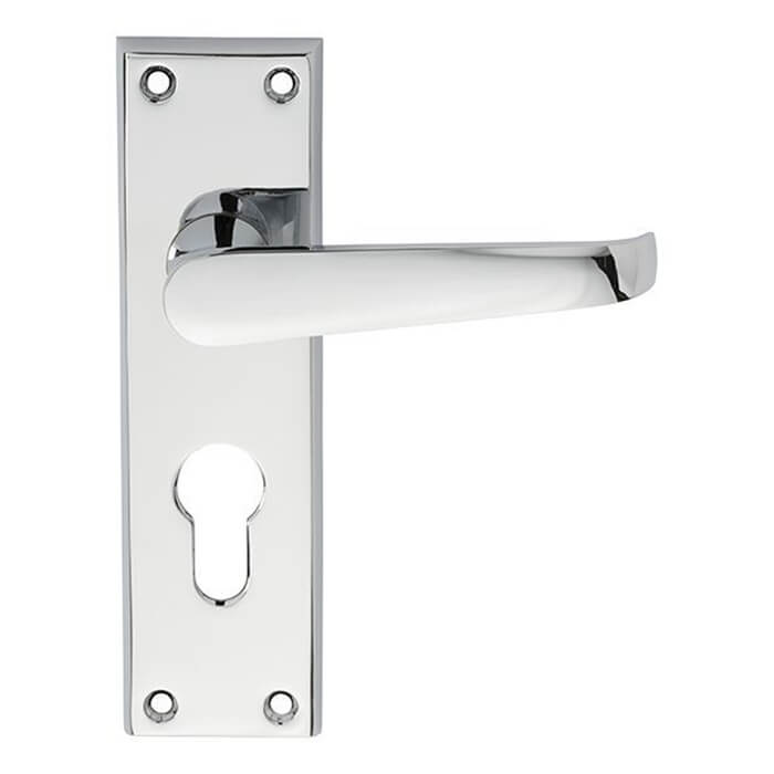 Carlisle Brass Contract Victorian Euro-Lock Lever Door Handle