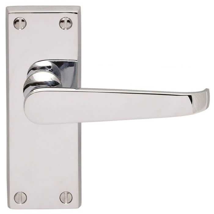 Carlisle Brass Contract Victorian Latch Lever Door Handle On Backplate