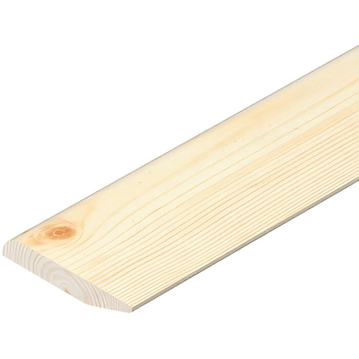 Cheshire Mouldings Pine Skirting - Bundle Of 5 - 96mm x 15mm