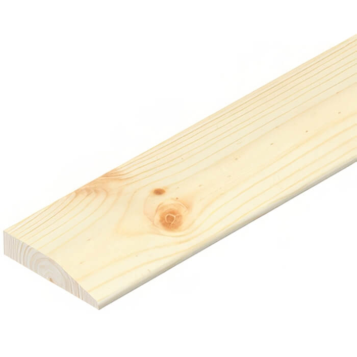 Cheshire Mouldings Handy Pack Pine Chamfered Architrave - Bundle Of 6 - 71mm x 15mm