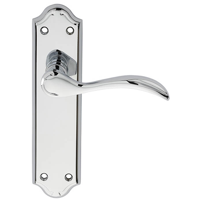 Carlisle Brass Madrid Traditional Latch Lever Door Handle On Backplate