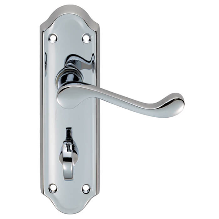 Carlisle Brass Asthead Bathroom Lever Handle On Backplate