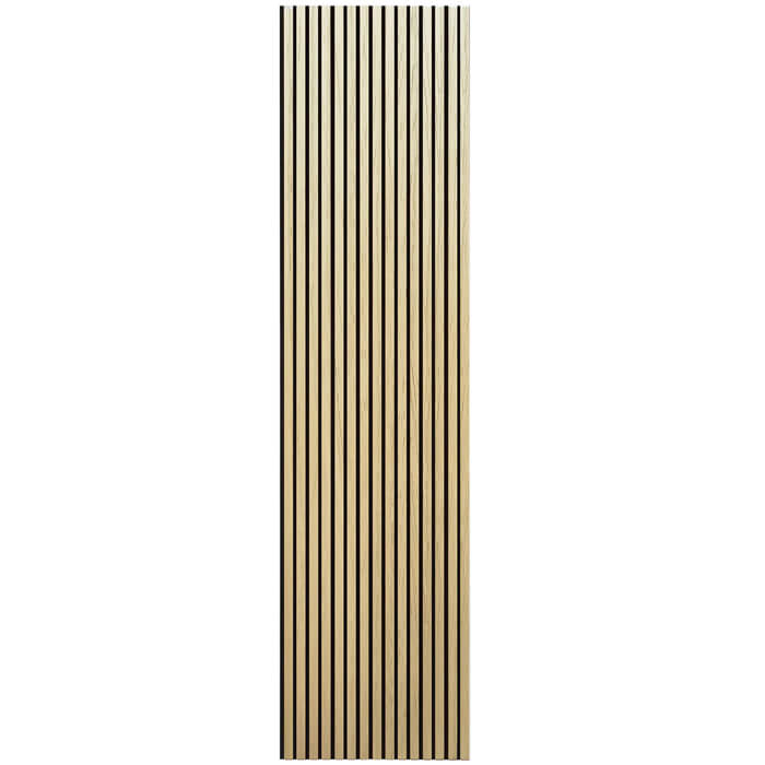 Joseph Miles Acoustic Natural Oak Wooden Slat Wall Panel 2400 x 600 x 21mm