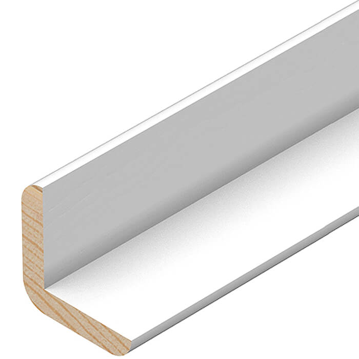Cheshire Mouldings White Primed Cushion Corner Angle - Bundle Of 20 - 20mm x 2400mm