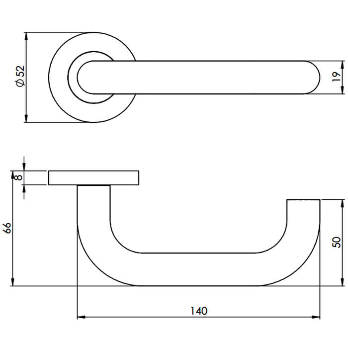 Carlisle Brass Eurospec Nera Safety Lever On Sprung Rose