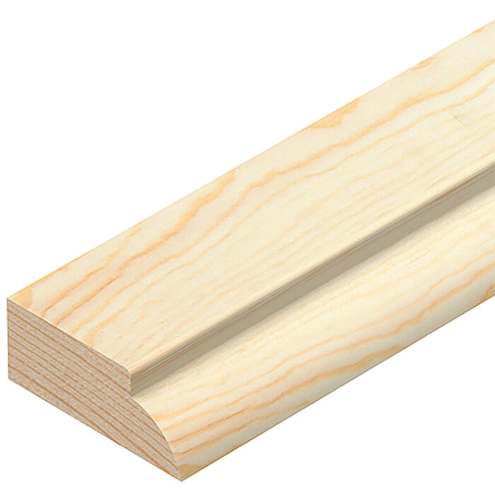 Cheshire Mouldings Pine Door Stop - Bundle Of 30 - 2400mm Length