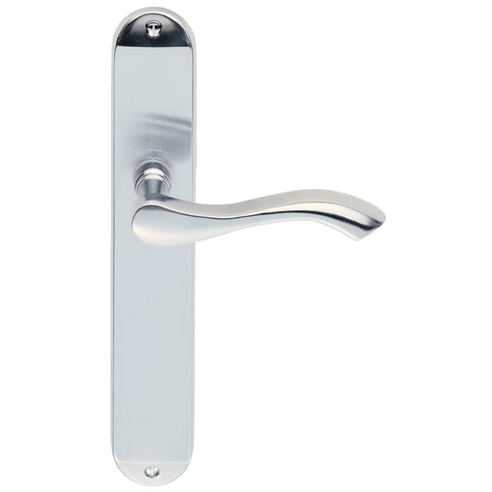 Carlisle Brass Madrid Latch Lever Door Handle On Backplate - 241 x 40mm
