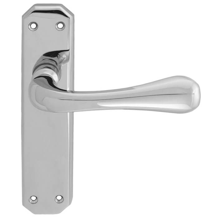 Carlisle Brass Eden Lever Handle on Latch Backplate