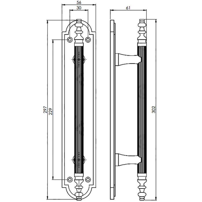Carlisle Brass Chesham Pull Handle - DL611