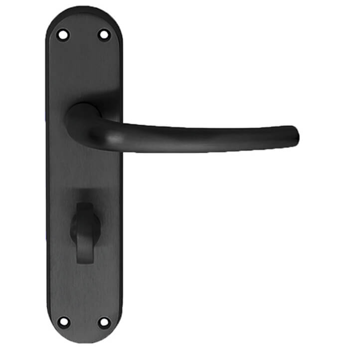 Carlisle Brass Lilla 185 x 40mm Bathroom Lever Handle On Backplate - Privacy