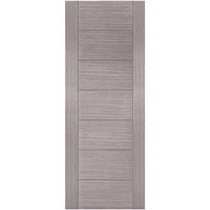Joseph Miles Corsica Pre-Finished Light-Grey 7-Panels Internal Fire Door