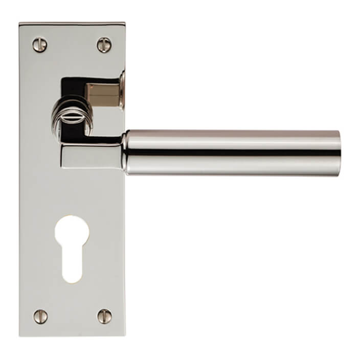 Carlisle Brass Amiata 150 x 50mm Lever Handle with Euro Profile on Backplate