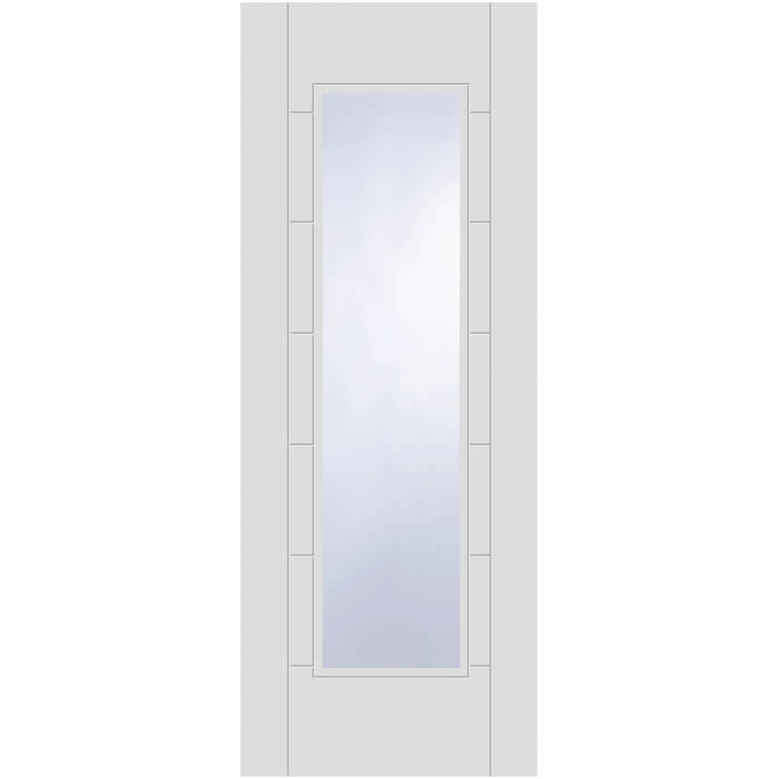 Joseph Miles Corsica White-Primed 7-Panels 1-Light Internal Glazed Door