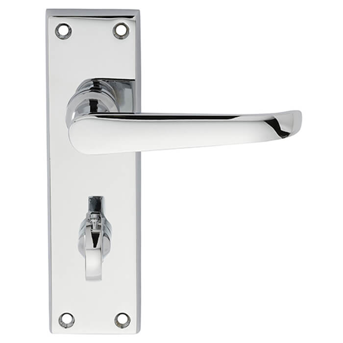 Carlisle Brass Victorian Ascot Bathroom Lever On Backplate