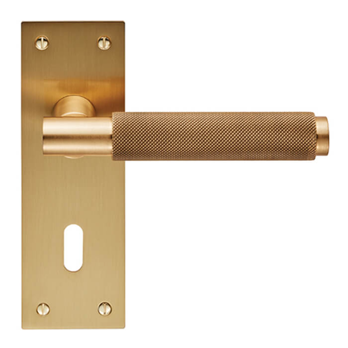Carlisle Brass Varese Lock Profile with Lever Handle on Backplate - 150 x 50mm