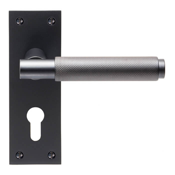 Carlisle Brass Varese Lever Handle with Euro Profile on Backplate - 150 x 50mm