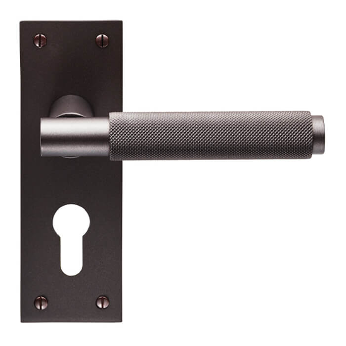 Carlisle Brass Varese Lever Handle with Euro Profile on Backplate - 150 x 50mm