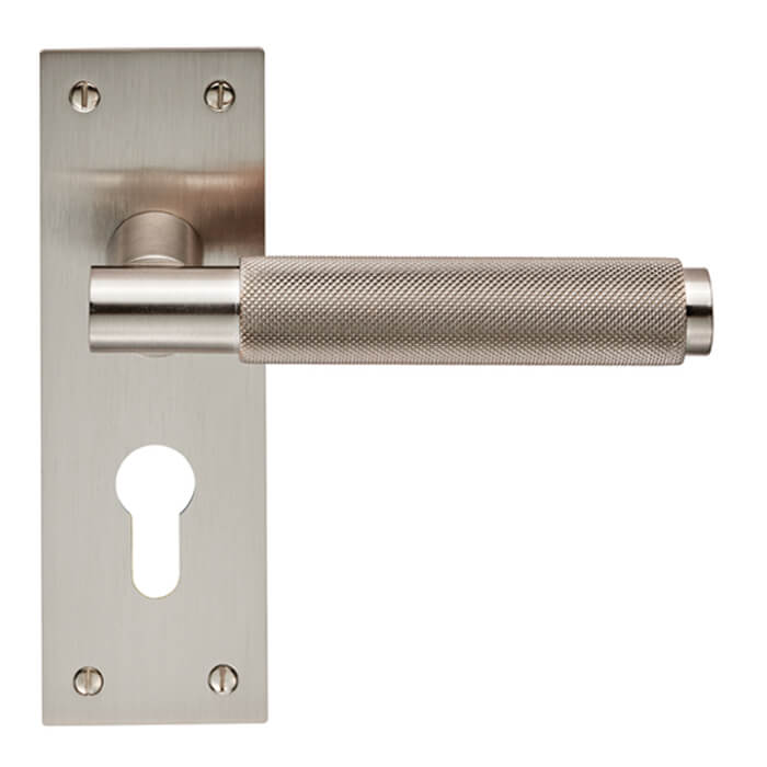 Carlisle Brass Varese Lever Handle with Euro Profile on Backplate - 150 x 50mm